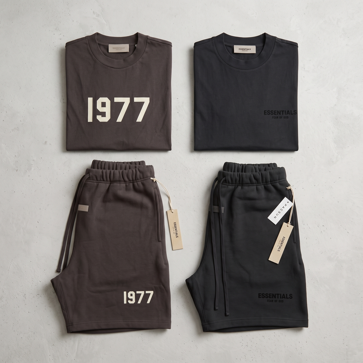 Essentials Fear of God Shorts Conjunto